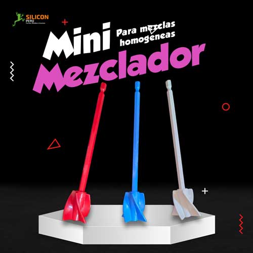 Mini Mezclador de Plástico